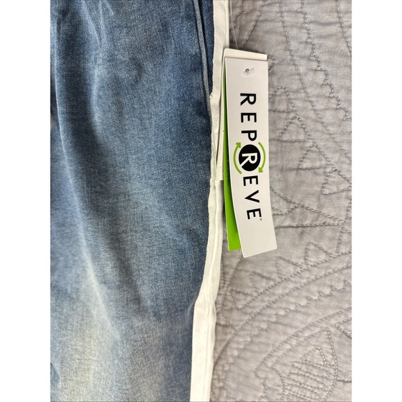 NWT PacSun Drop Crotch Jogger Men's Pants Size Large Denim Zipper Ankle Stripe - Picture 5 of 12